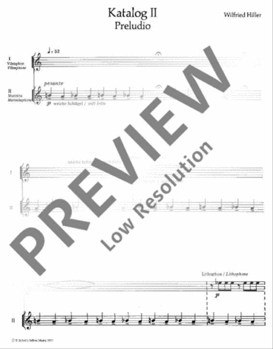 Katalog II Percussion scores gallery preview page 7
