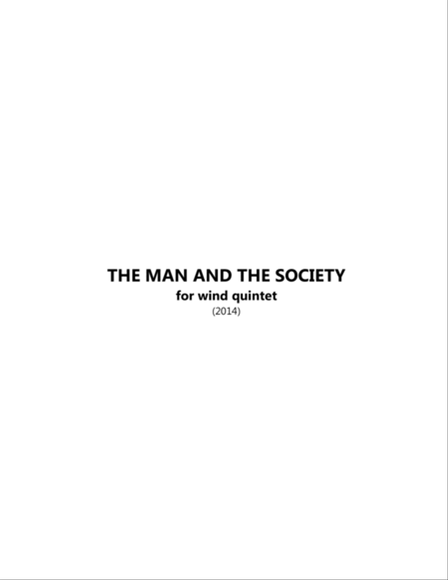 The Man And The Society Woodwind Quintet scores gallery preview page 3