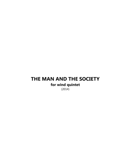 The Man And The Society
