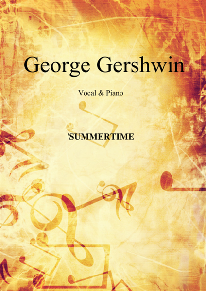 George Gershwin - Summertime for vocal&piano