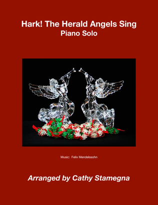 Book cover for Hark! The Herald Angels Sing (Contrapuntal Piano Solo)