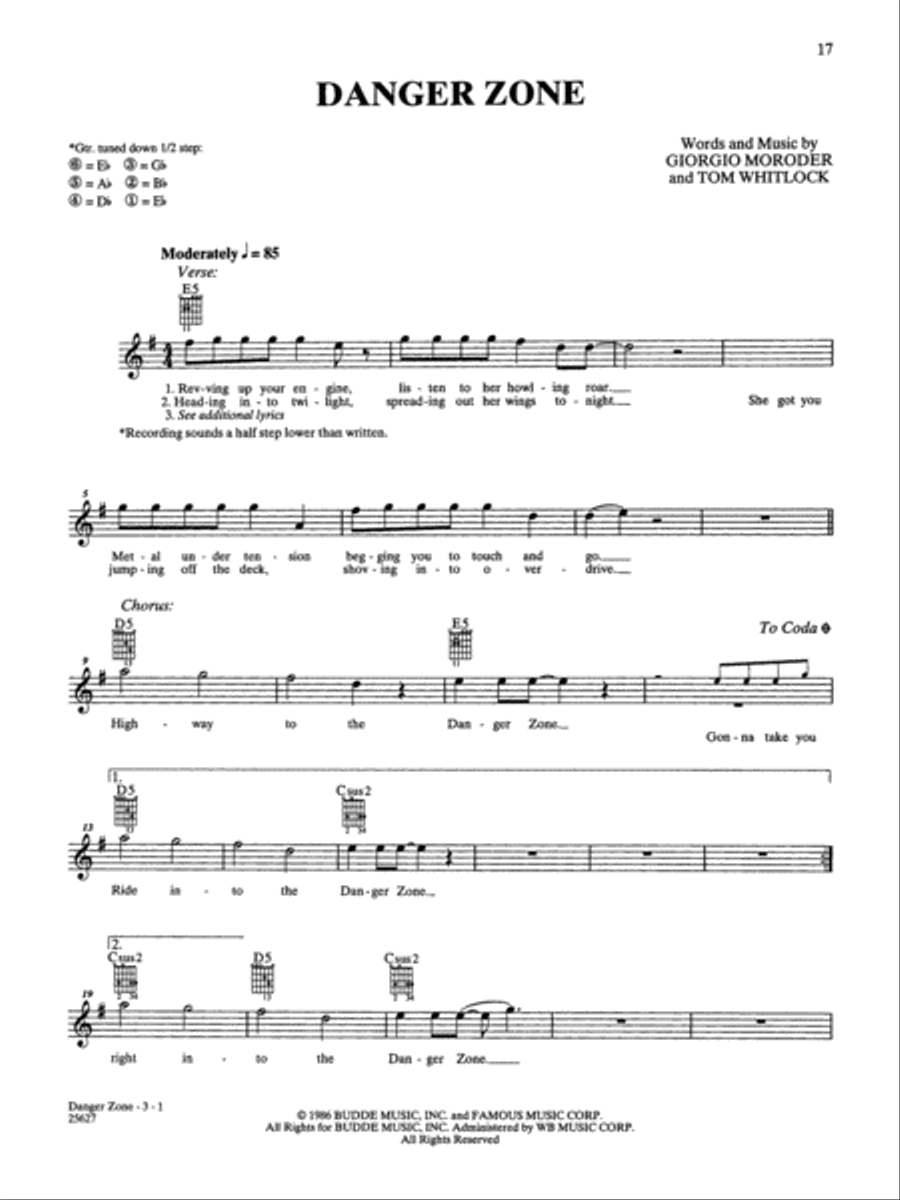 Easy Guitar Anthology Electric Guitar scores gallery preview page 3