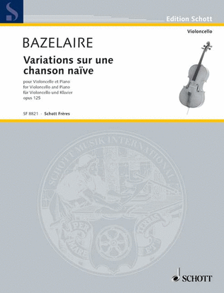 Book cover for Variations sur une chanson naïve