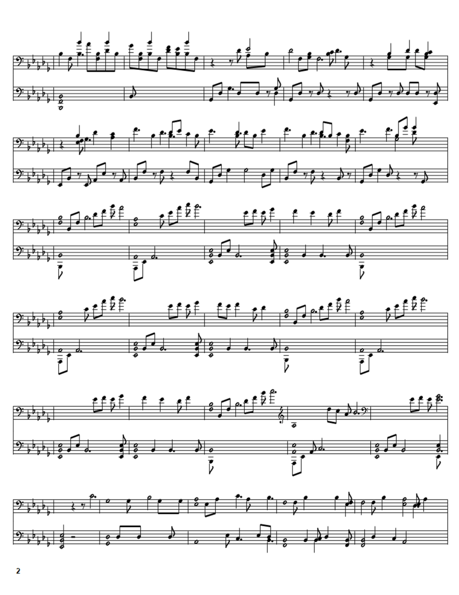 Lithium Easy Piano scores gallery preview page 2