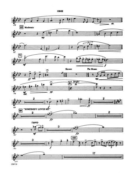 Gershwin! (Medley): Oboe