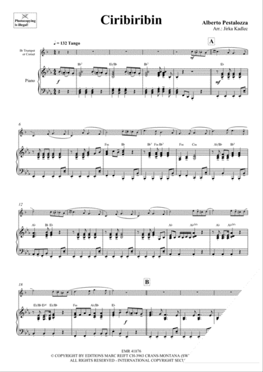 Ciribiribin Ciribiribin Cornet scores gallery preview page 3