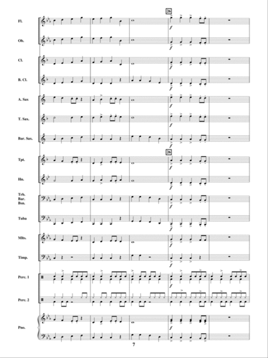 Mojo Mojo Concert Band scores gallery preview page 6