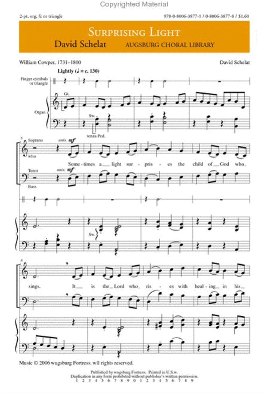 Surprising Light Surprising Light 2-Part scores gallery preview page 2