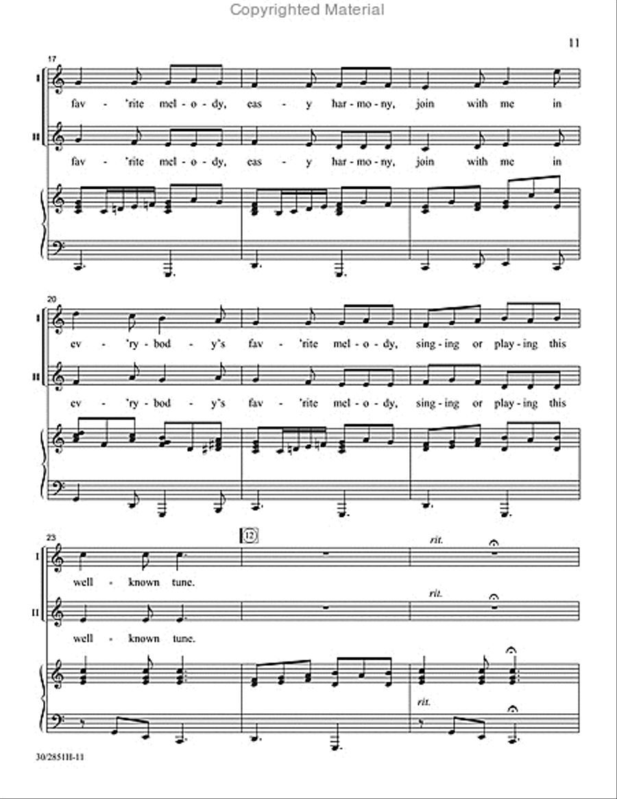 What a Novel Idea! 2-Part scores gallery preview page 8