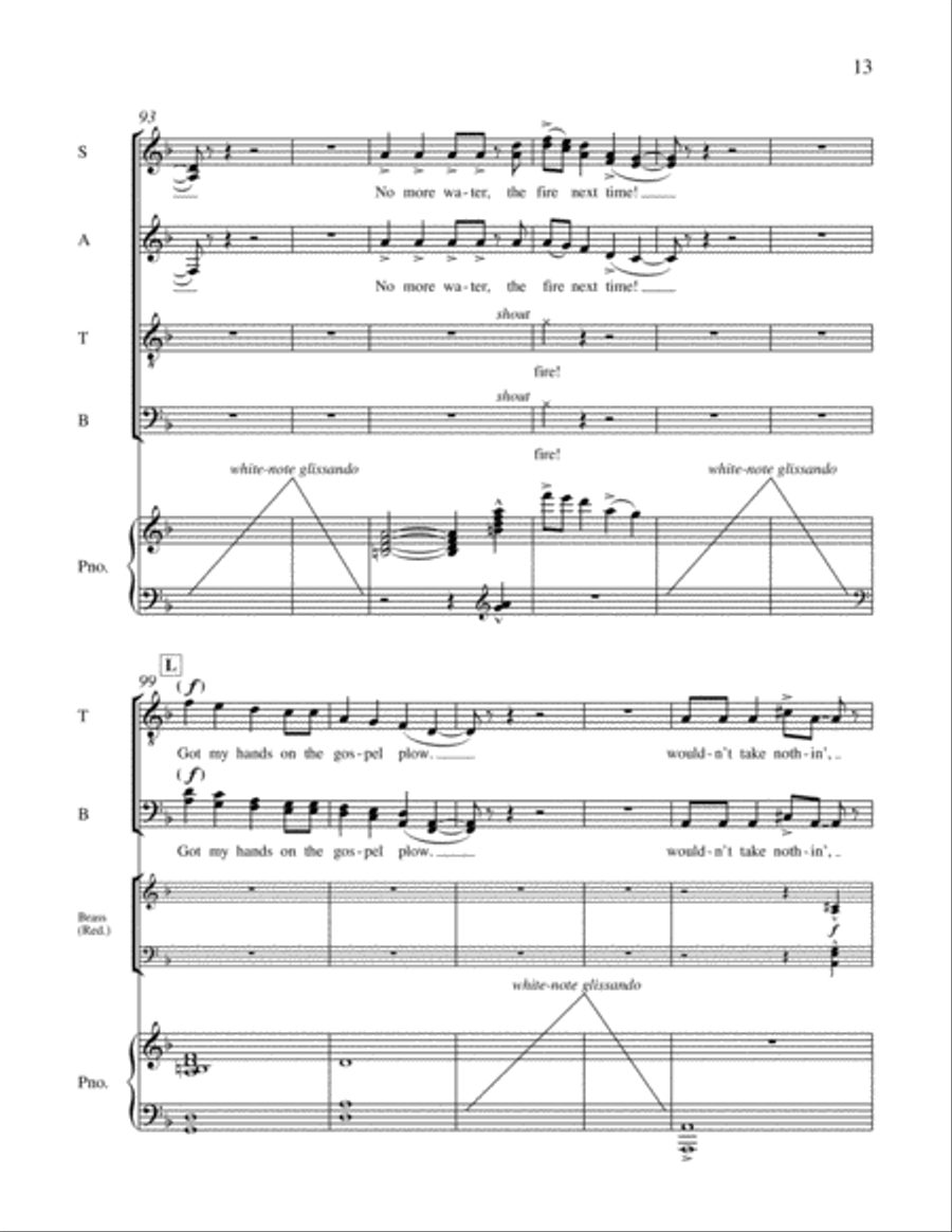 Together in Song: 3. The Gospel Plow 4-Part scores gallery preview page 8