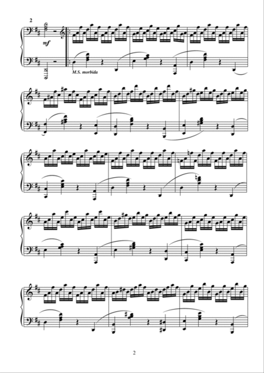 Two Preludes for piano - CS018 4-Part scores gallery preview page 2