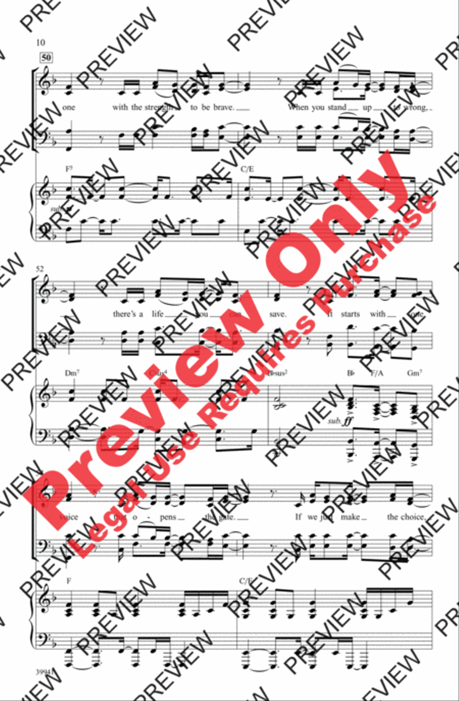 The Power of One - SoundTrax CD (CD only) Choir scores gallery preview page 10