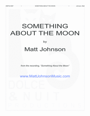 Book cover for Something About the Moon