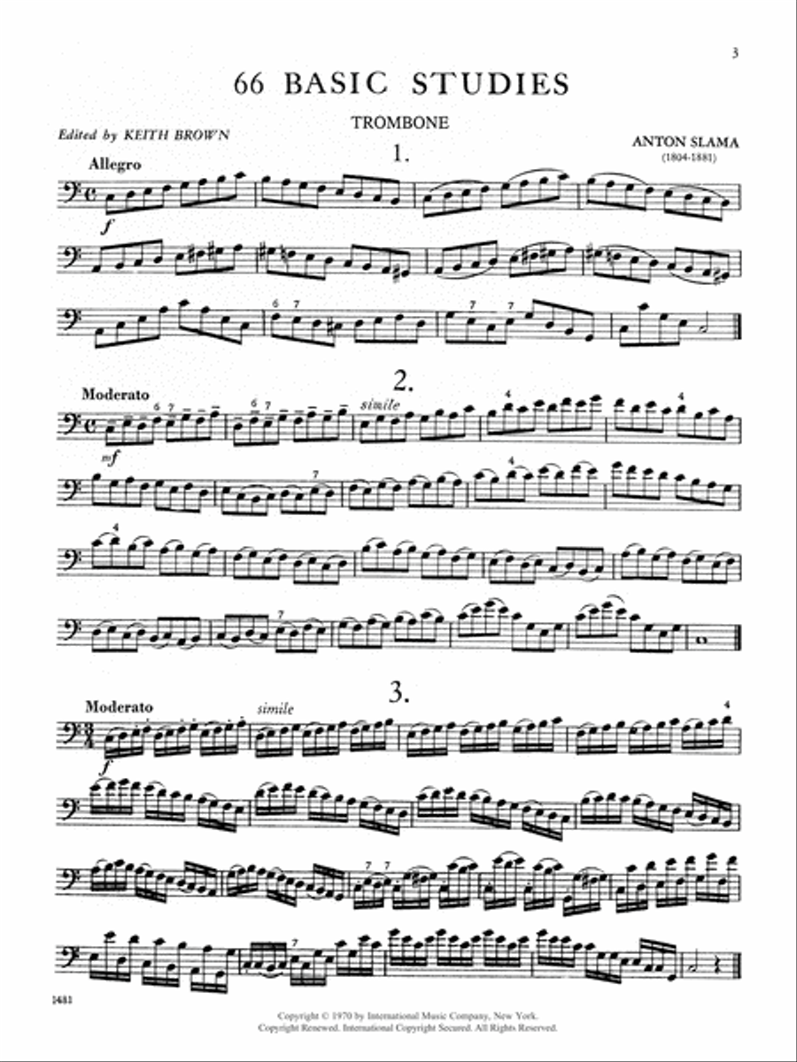 66 Basic Studies Trombone scores gallery preview page 2