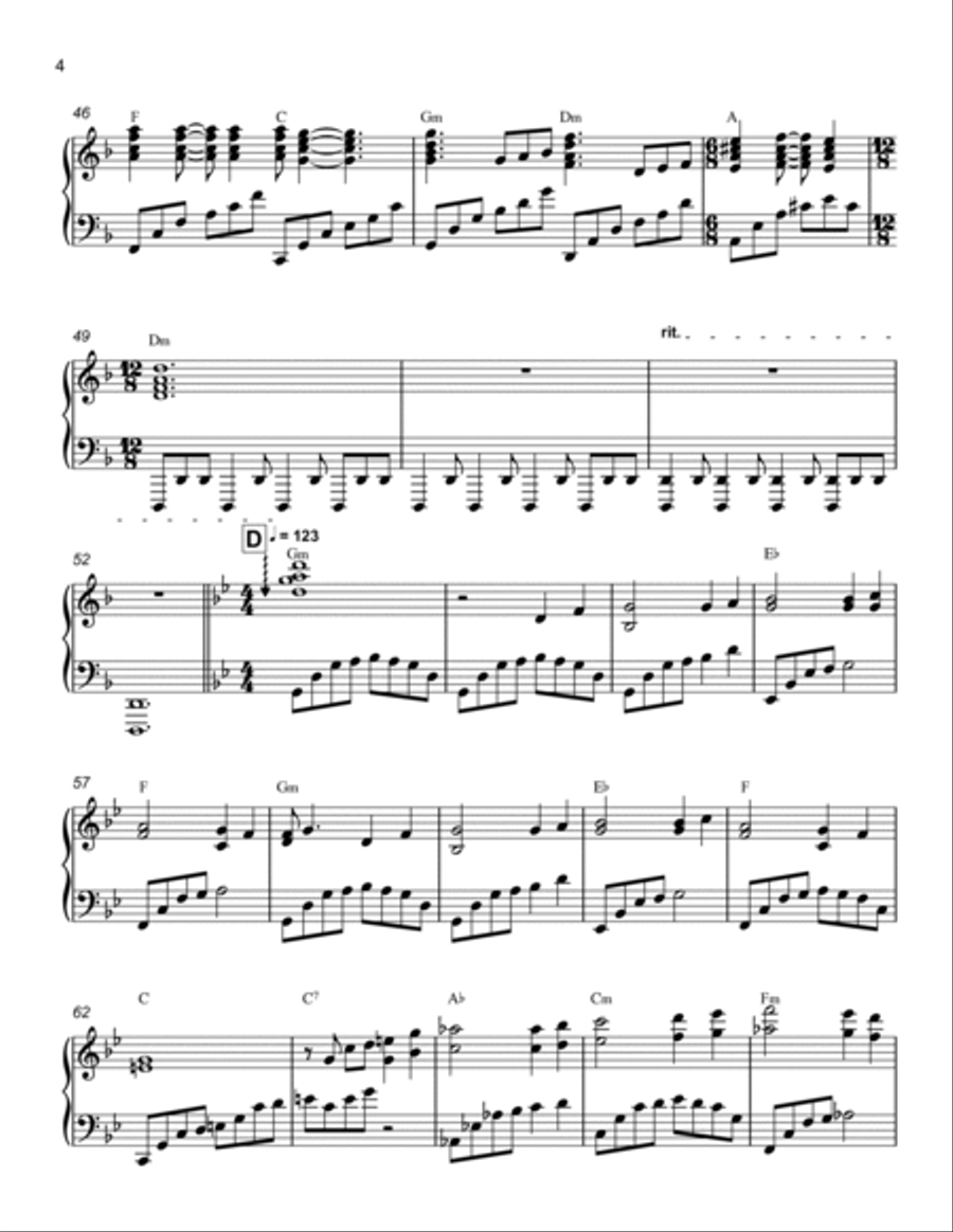 He's A Pirate, from Pirates Of The Caribbean Piano Solo scores gallery preview page 4