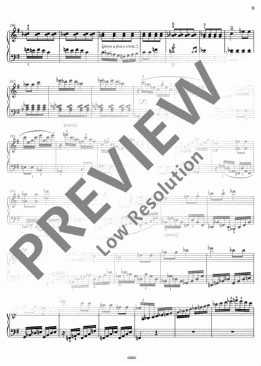 Alla ingharese quasi un Capriccio Piano Solo scores gallery preview page 10