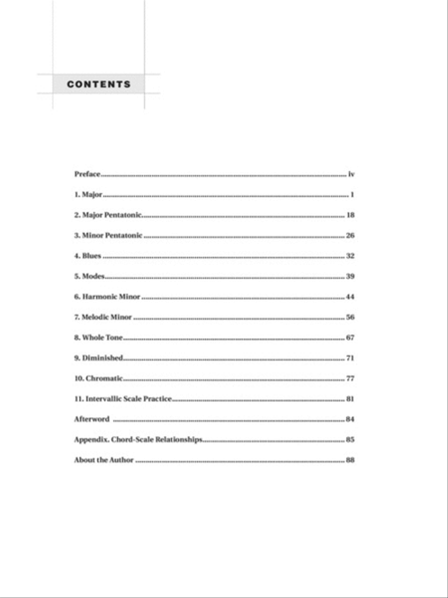 A Modern Method for Guitar Scales Guitar Tablature scores gallery preview page 2