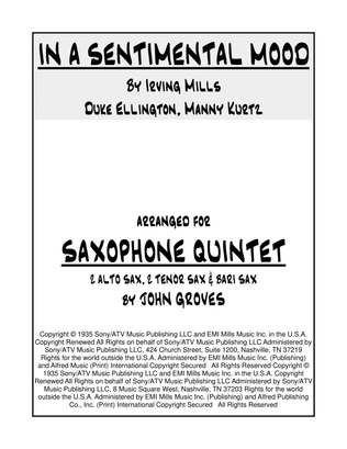 Book cover for In A Sentimental Mood