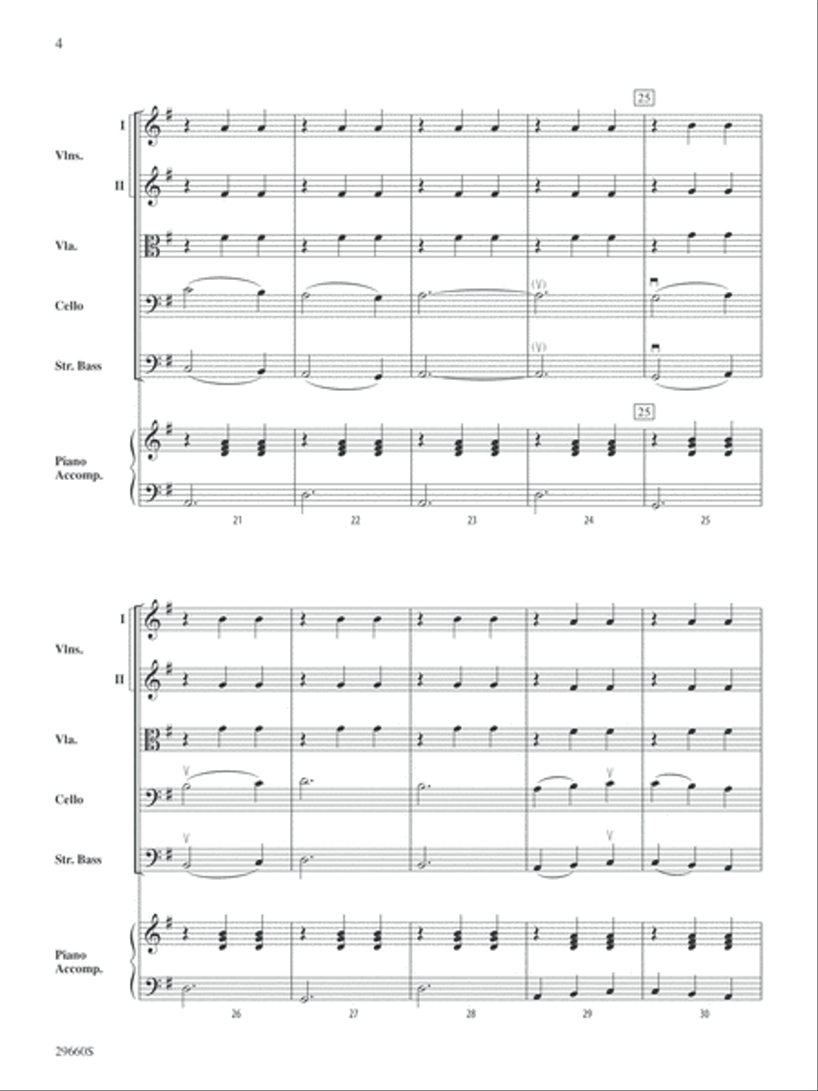 Dominique's Dance: Score Dominique's Dance: Score String Orchestra scores gallery preview page 4
