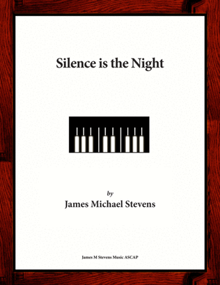 Book cover for Silence is the Night - Reflective Piano