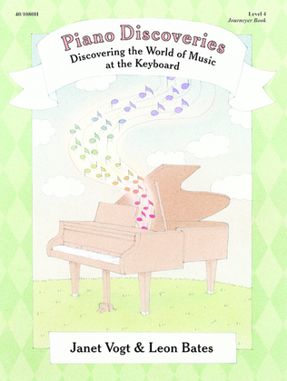 Book cover for Piano Discoveries Piano Book 4