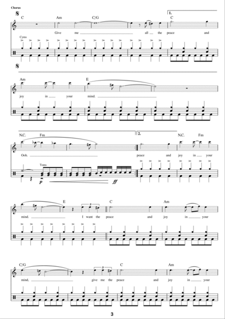 Bliss Drum Set scores gallery preview page 3