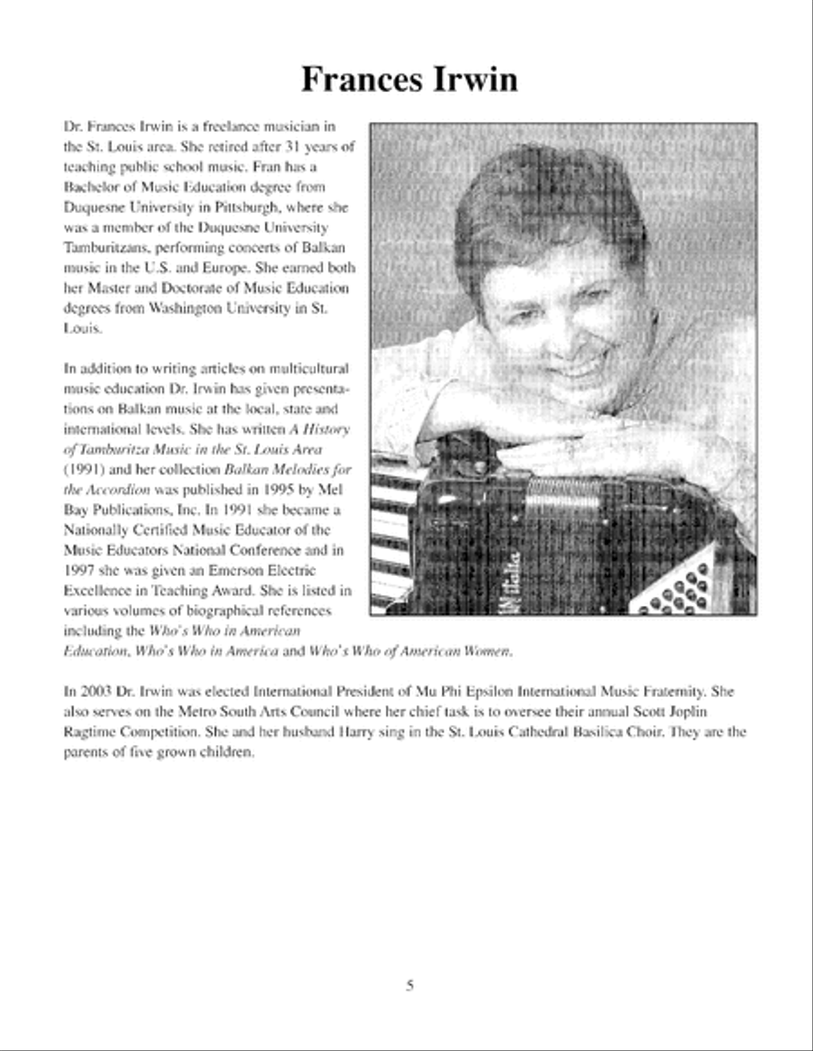 World Melodies for Accordion Accordion scores gallery preview page 6