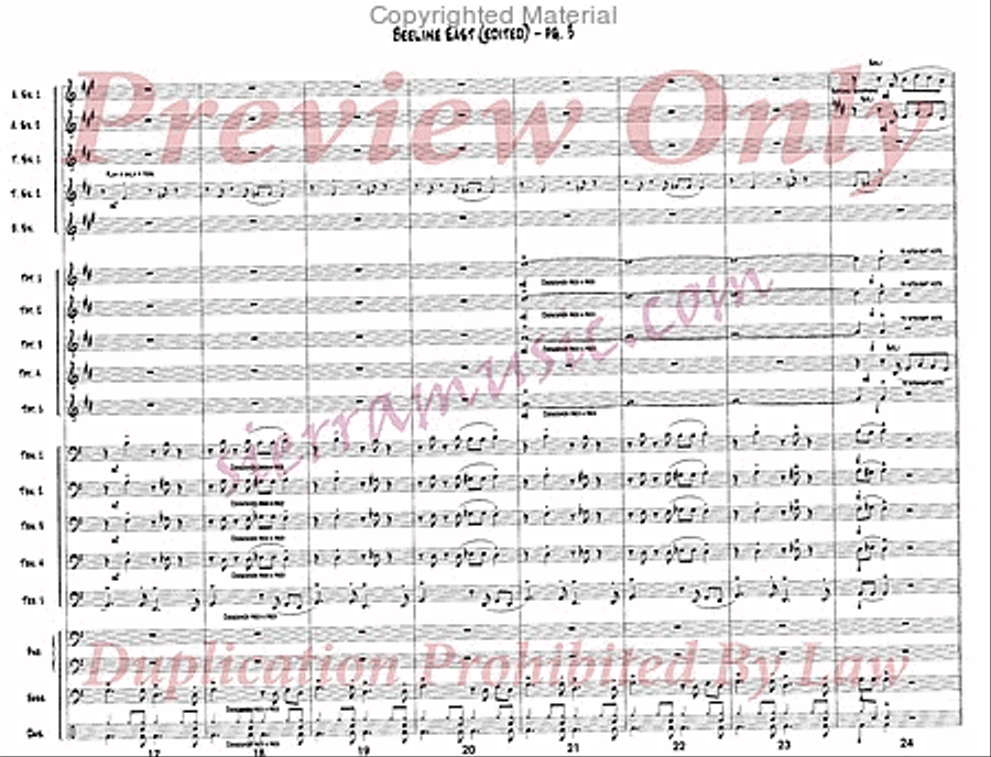 Beeline East Beeline East Jazz Ensemble scores gallery preview page 4