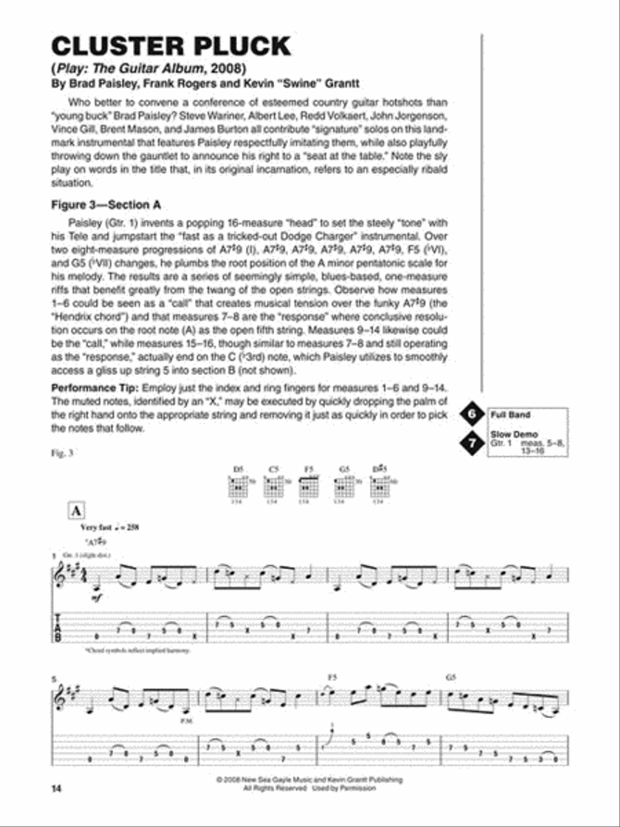 Brad Paisley Electric Guitar scores gallery preview page 3