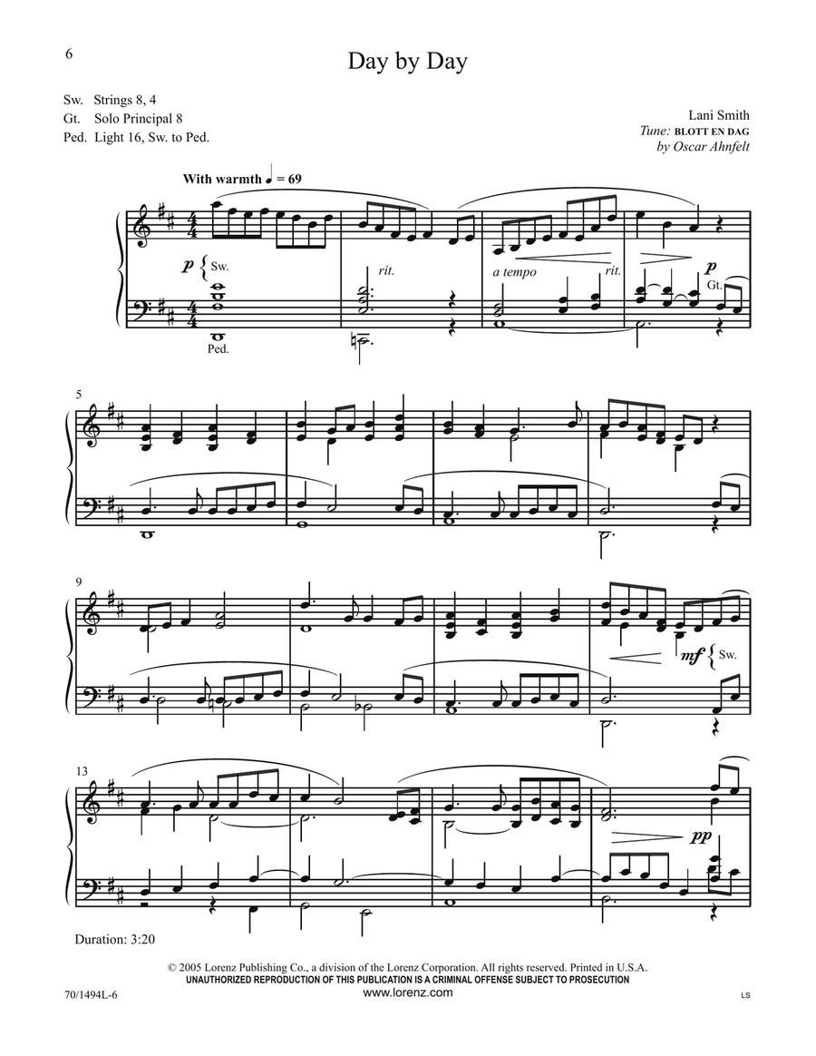 The Everlasting Arms (Digital Download) Sacred scores gallery preview page 4