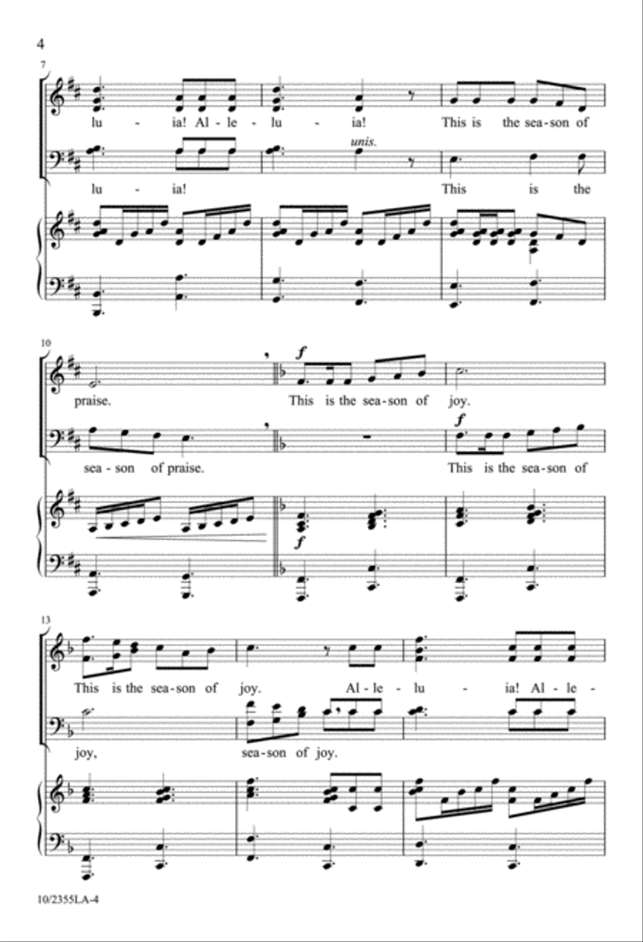 Season of Praise 4-Part scores gallery preview page 4