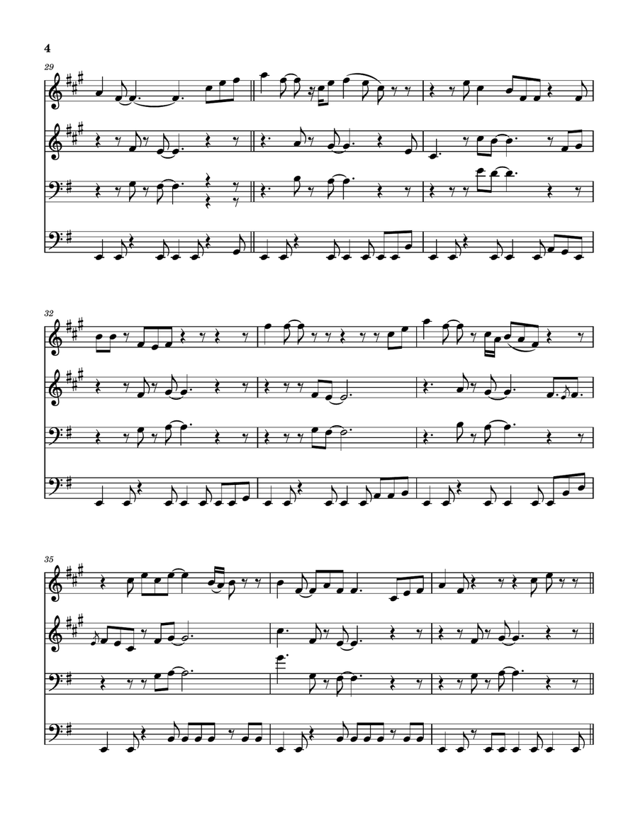 Luck And Strange Luck And Strange Brass Quartet scores gallery preview page 5