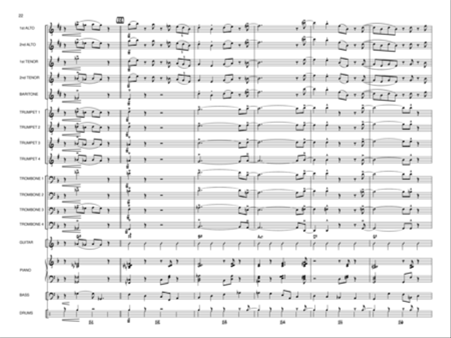 Pedal to the Metal Jazz Ensemble scores gallery preview page 21