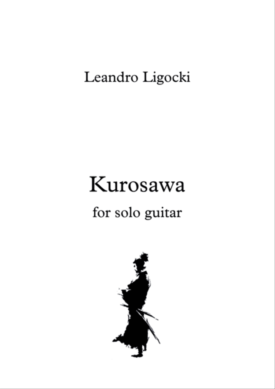 Kurosawa - for solo guitar Guitar Solo scores gallery preview page 1