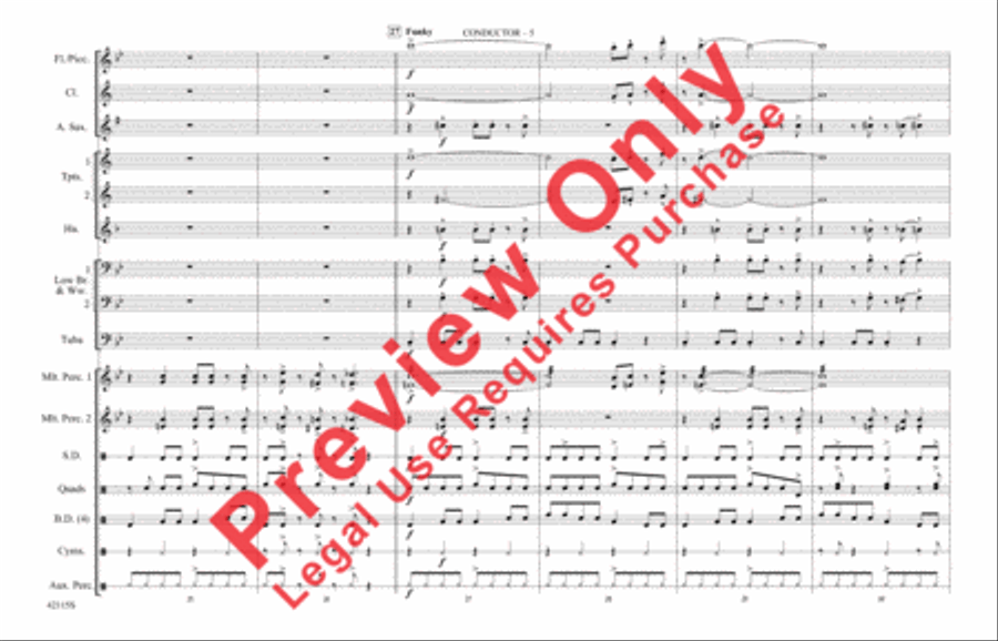 You Ought to Be Having Fun / What Is Hip? Marching Band scores gallery preview page 6