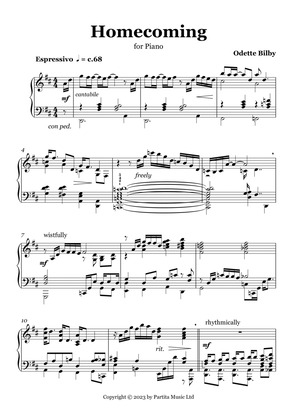 Homecoming (Piano Solo Grade 7-8)