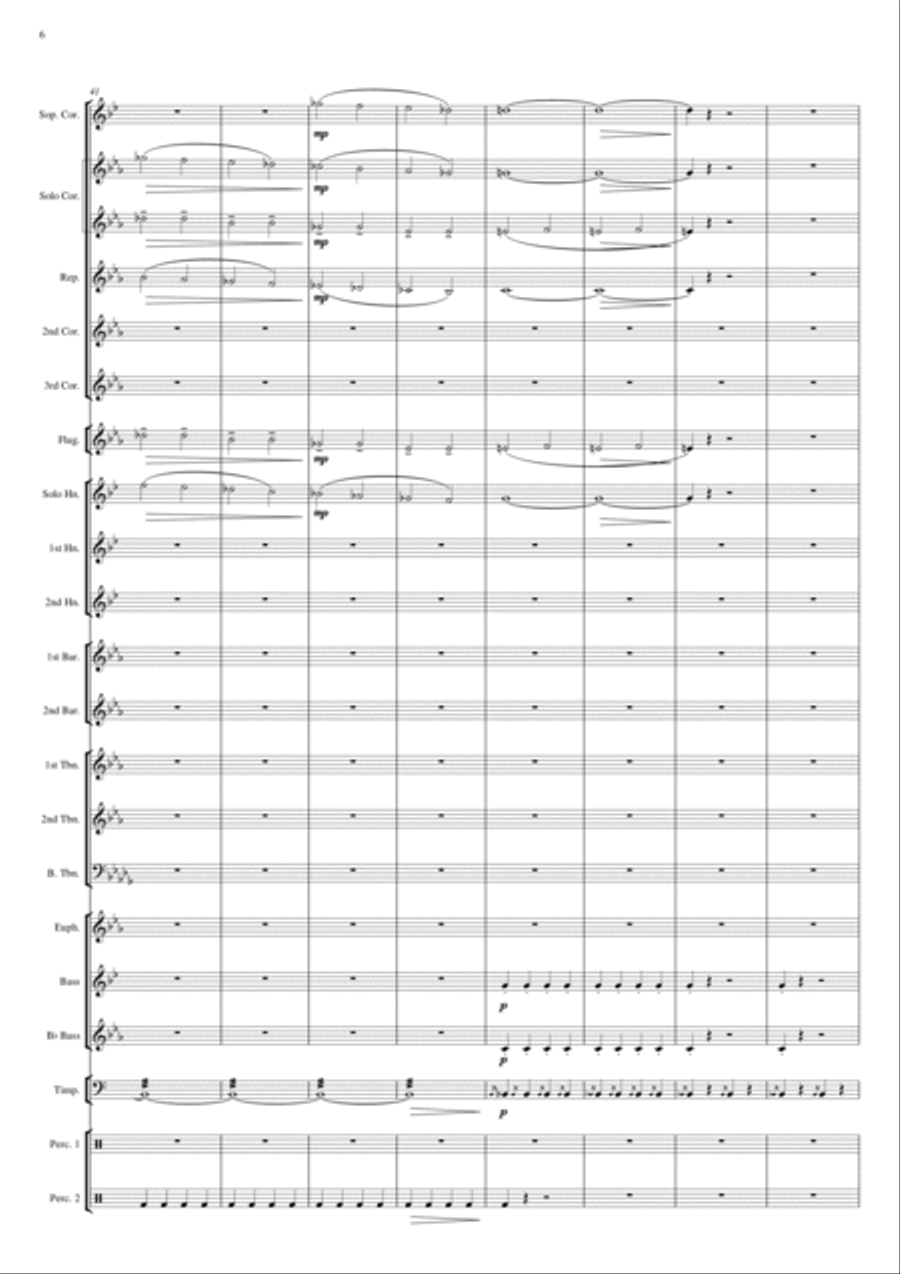 Finale from Symphony 8 (Brukner) Brass Ensemble scores gallery preview page 6