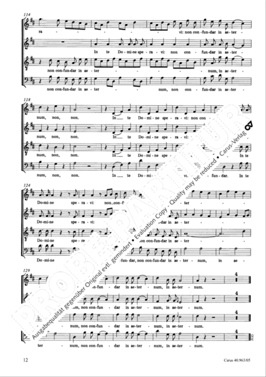 Te Deum SSAATB scores gallery preview page 13