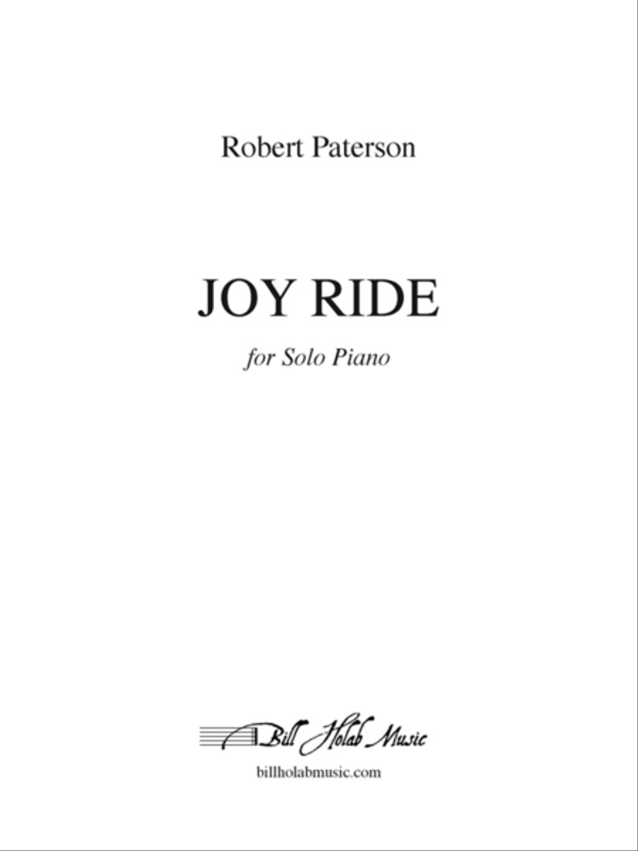 Joy Ride Joy Ride Piano Solo scores gallery preview page 1