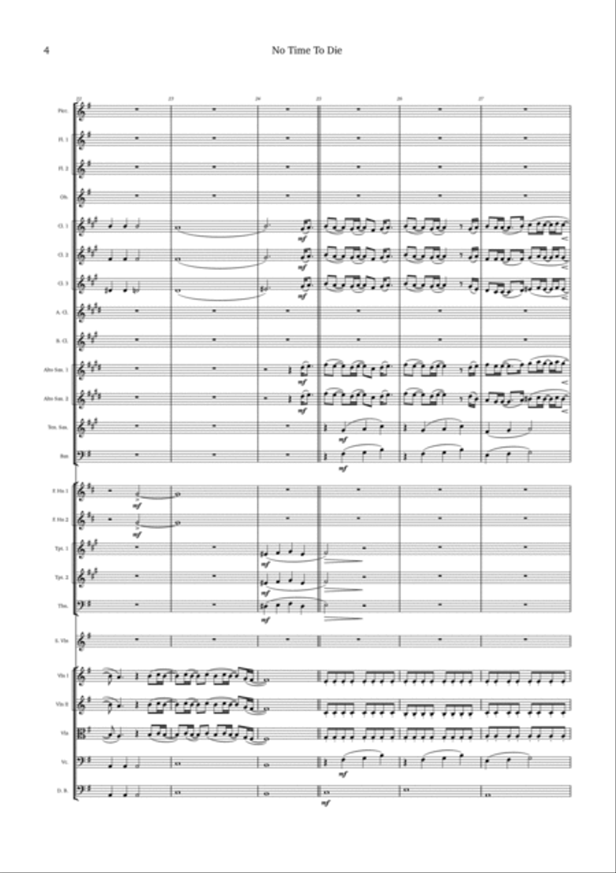 No Time To Die Full Orchestra scores gallery preview page 4