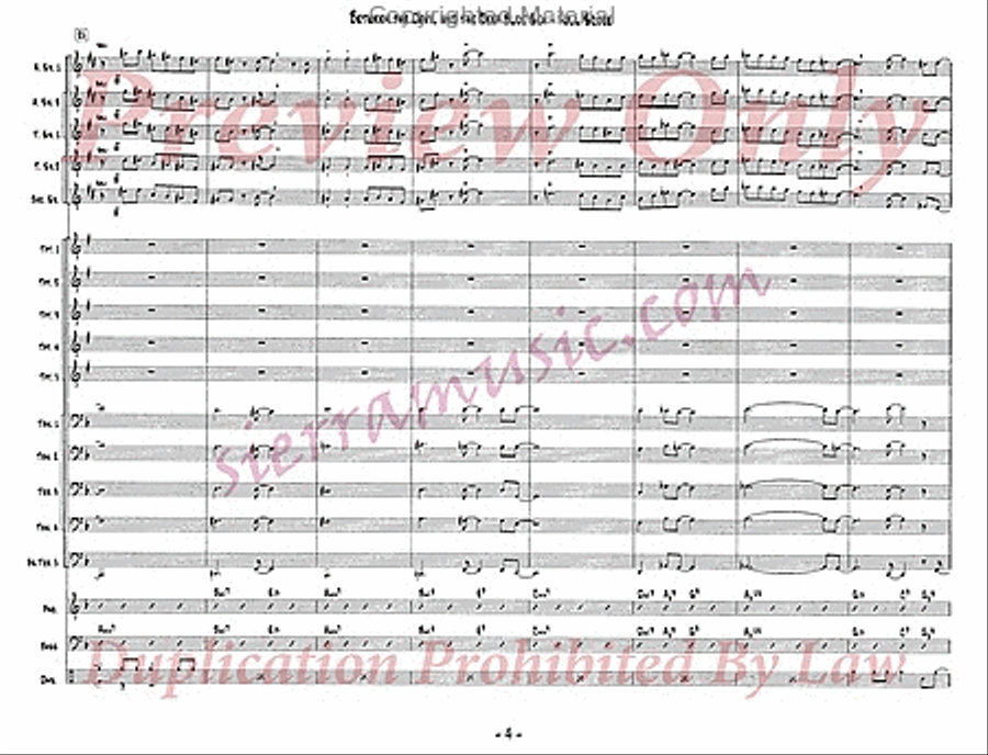 Between The Devil And The Deep Blue Sea Jazz Ensemble scores gallery preview page 5