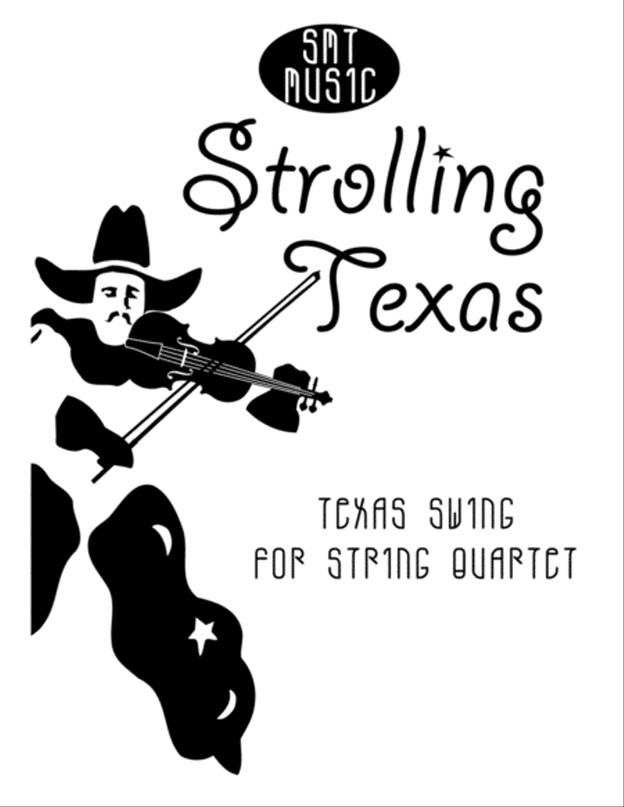 Strolling Texas (in the style of Bob Wills) for string quartet String Quartet scores gallery preview page 3