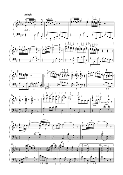 W.Mozart. Wiener Sonatine Nr.2