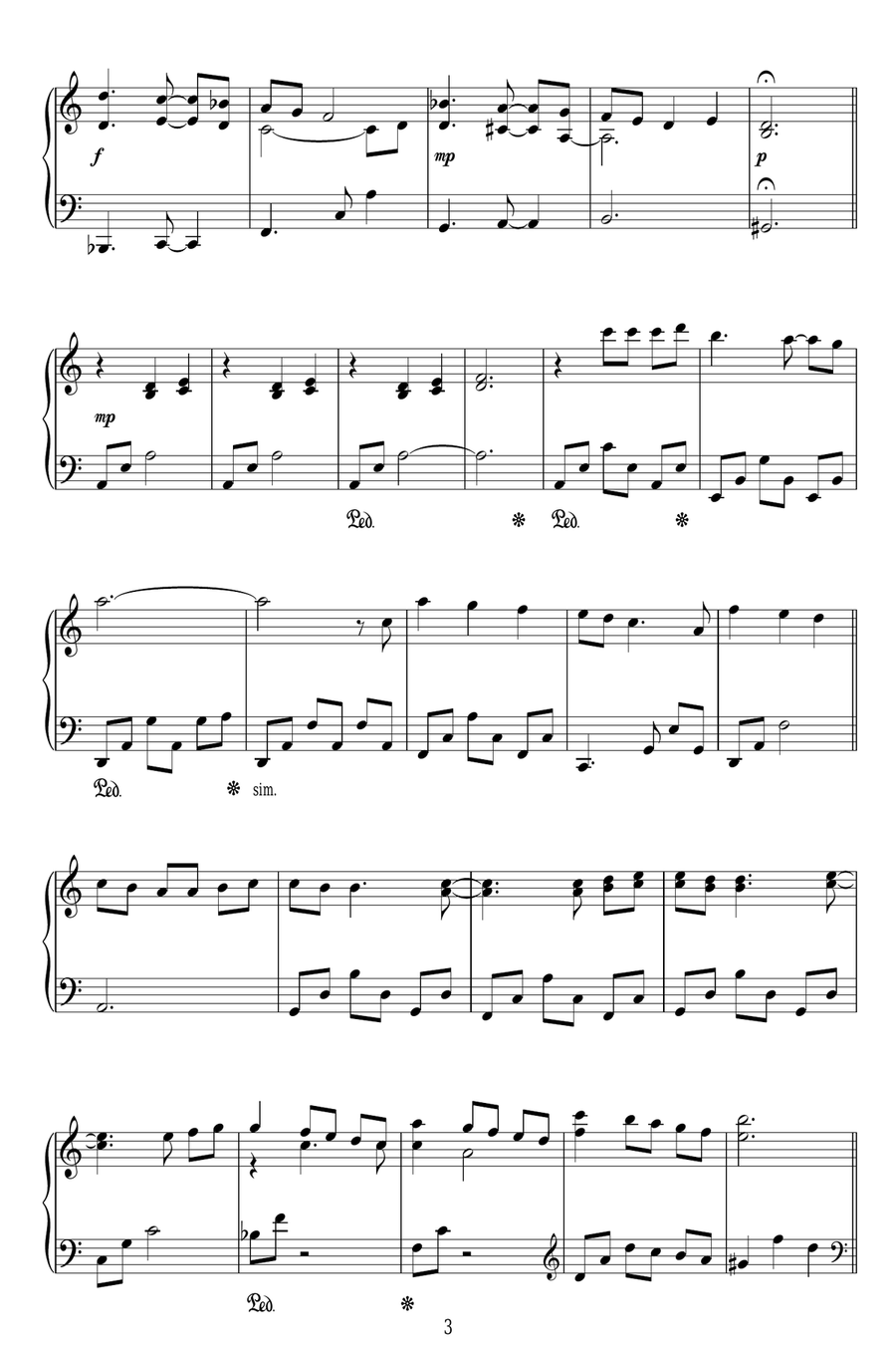 Come Sei Veramente Piano Solo scores gallery preview page 3