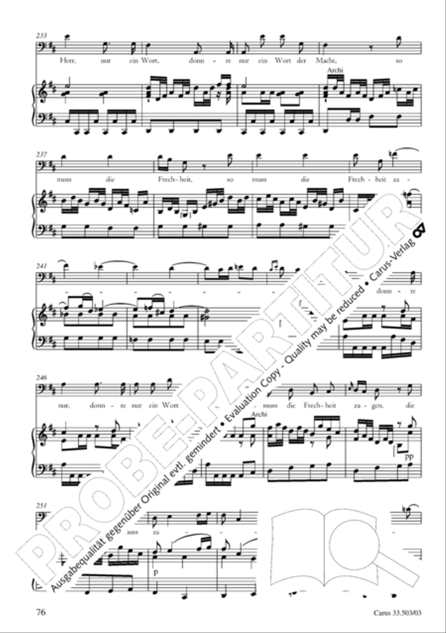 Passion according to St. Matthew (Passions-Musik nach dem Evangelisten Matthaus) SSATB scores gallery preview page 77