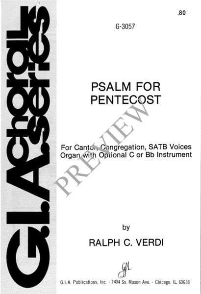 Psalm for Pentecost