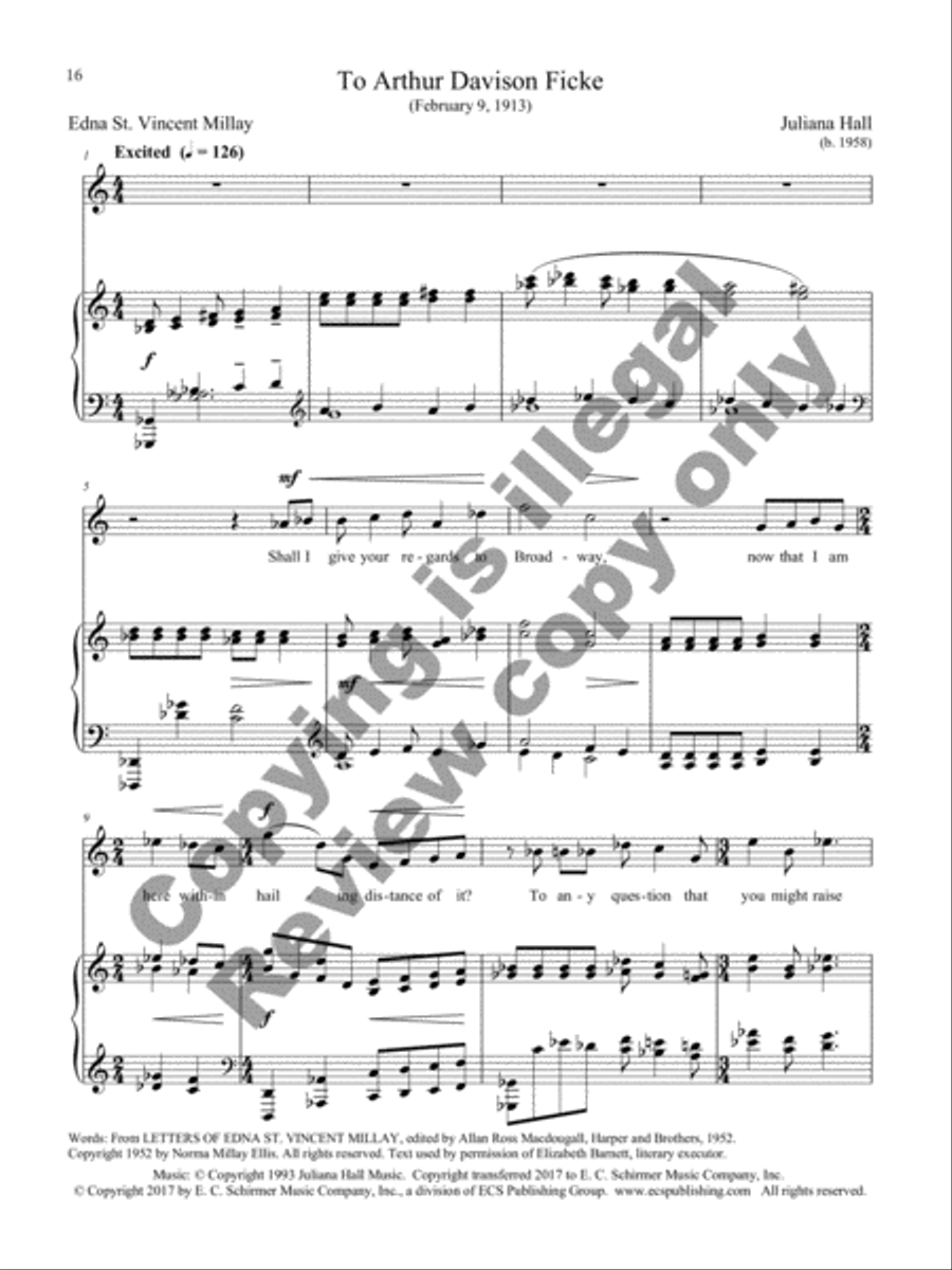 Letters from Edna Letters from Edna Mezzo-Soprano Voice scores gallery preview page 26