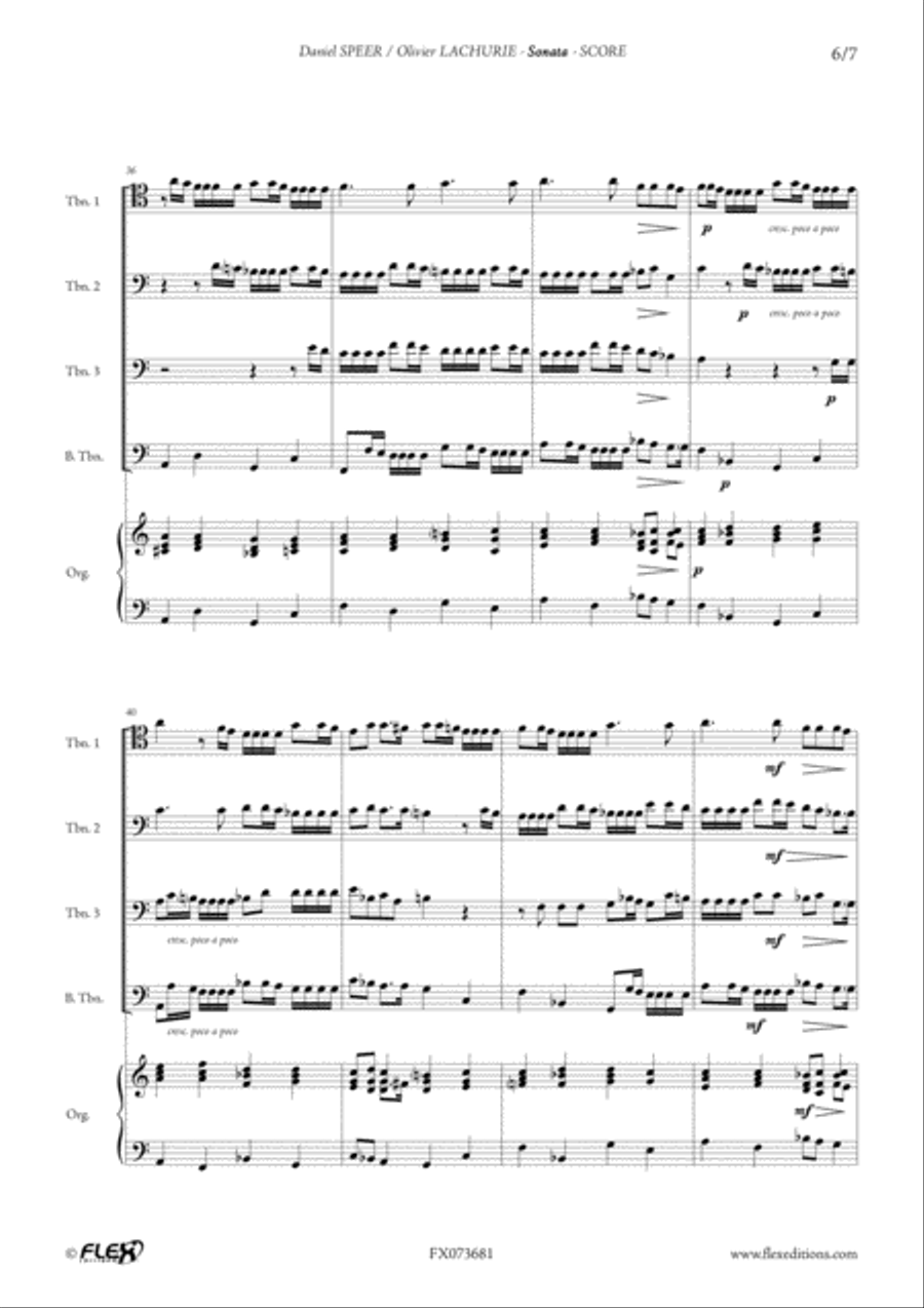 Sonata Trombone scores gallery preview page 6