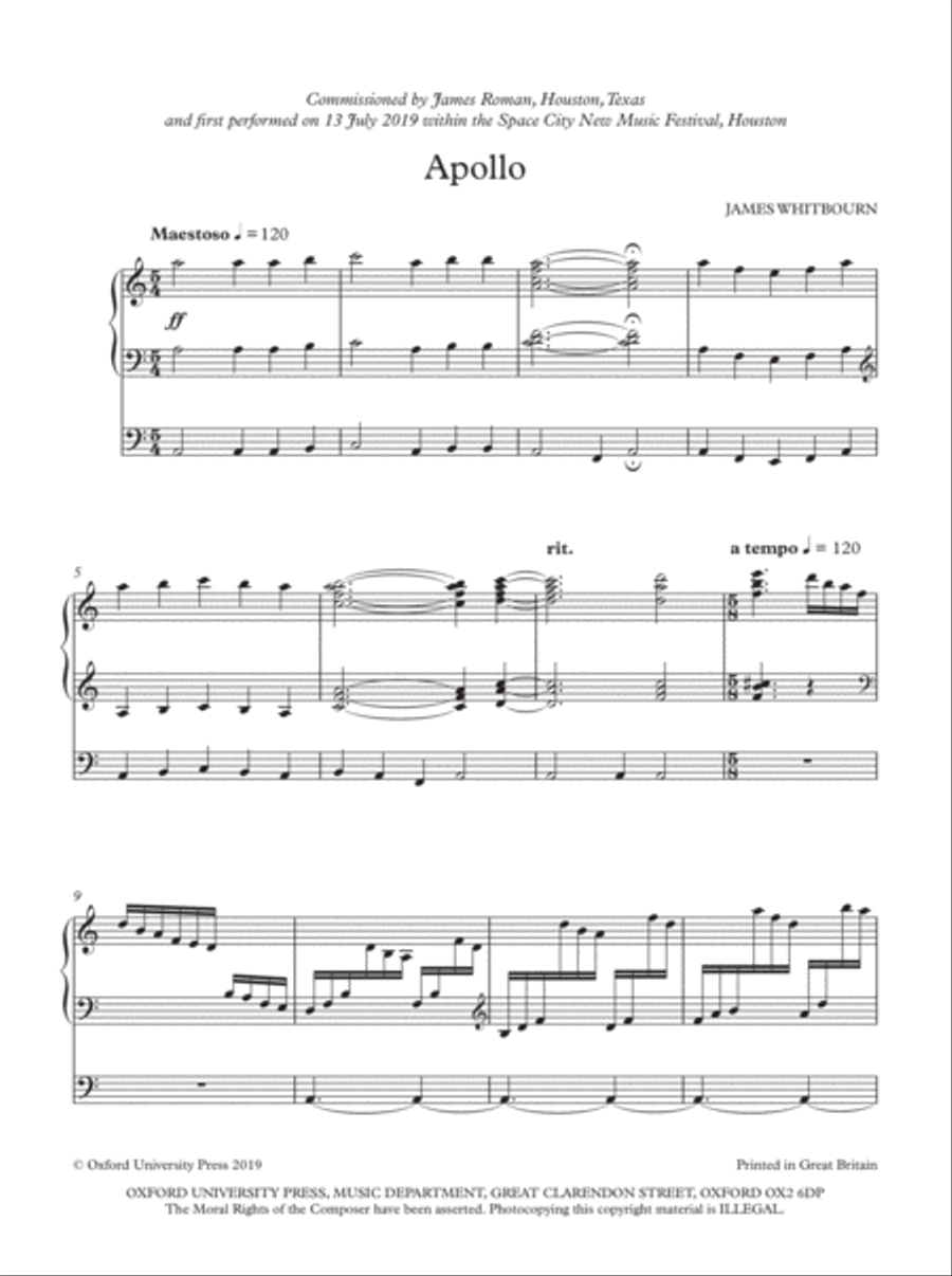 Apollo Organ Solo scores gallery preview page 2
