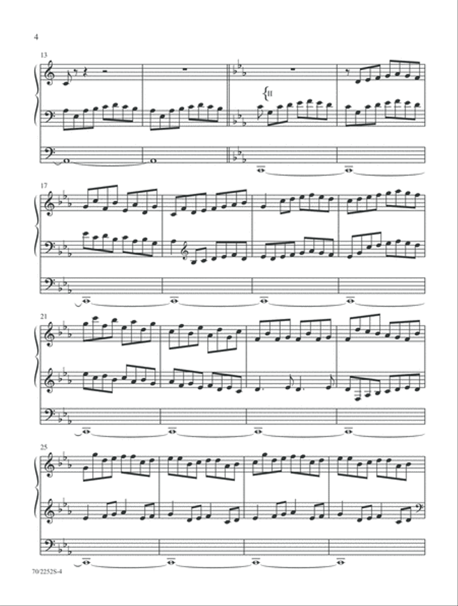 To Hear the Angels Sing Organ scores gallery preview page 4